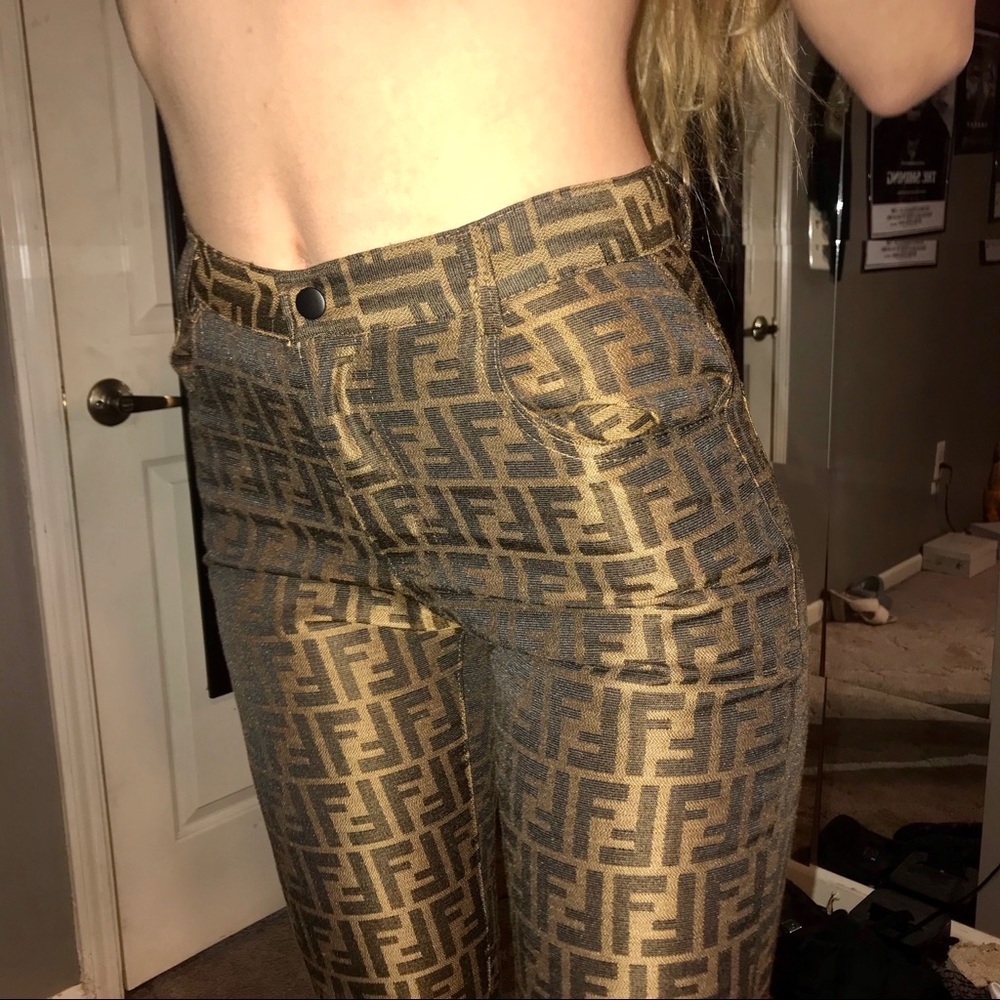 Rare Fendi Zucca Monogram Jeans